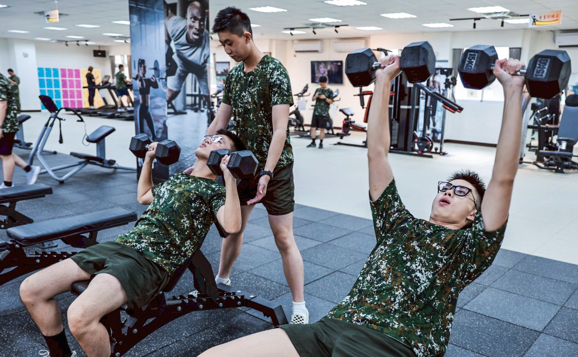 3支部運輸兵群強化體能訓練，持續強化戰技與戰鬥之基礎。（3支部運輸兵群提供）