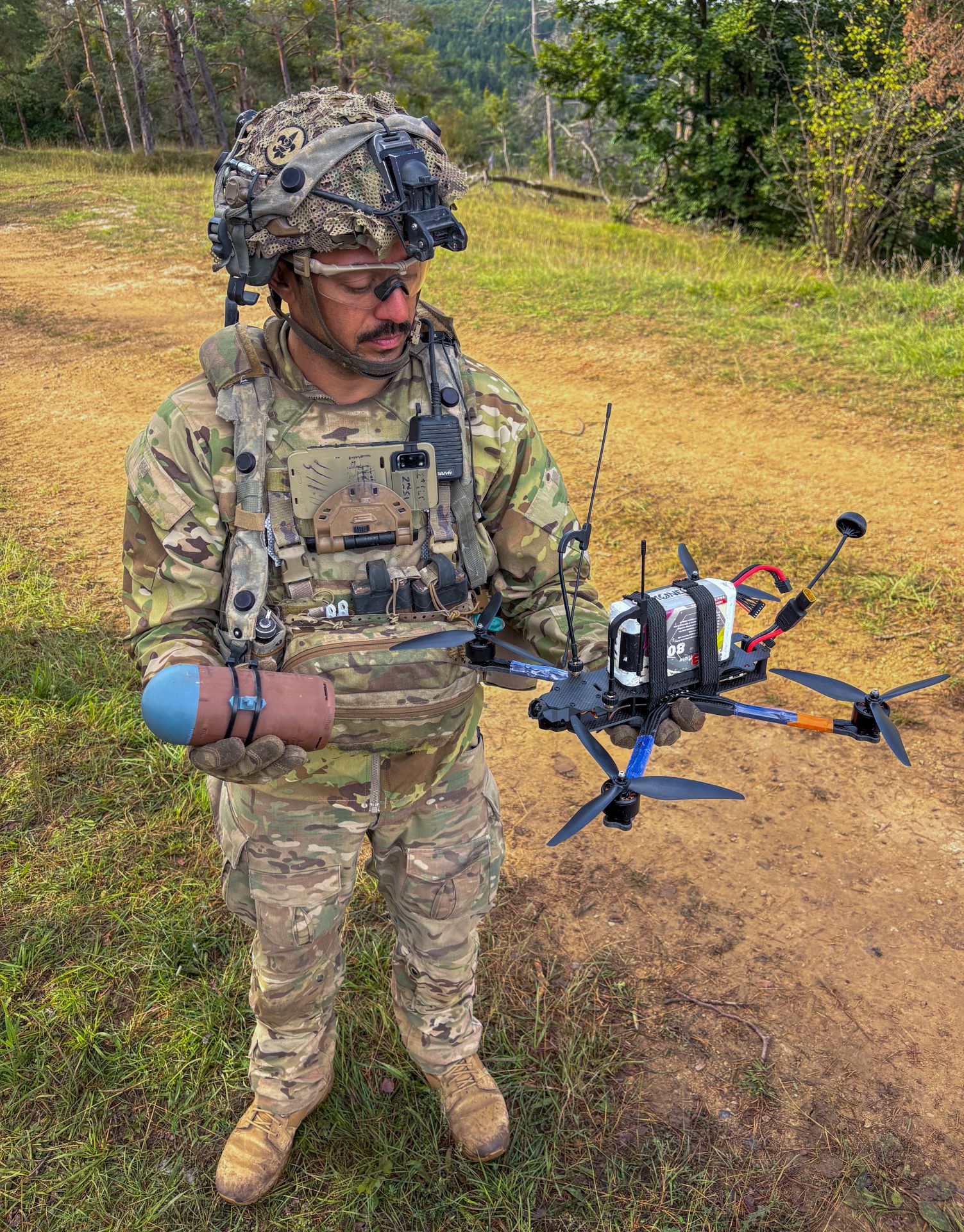  烏俄戰訓顯示，自殺無人機已成戰場頭號威脅，因此美國陸軍高層正加速籌獲無人機。（取自DVIDS網站）