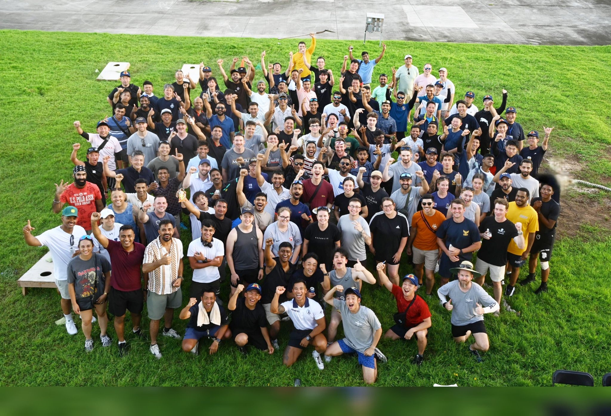 除了演訓以外，4國官兵也透過體育等交流活動，增進情誼。（取自澳洲國防部網站）