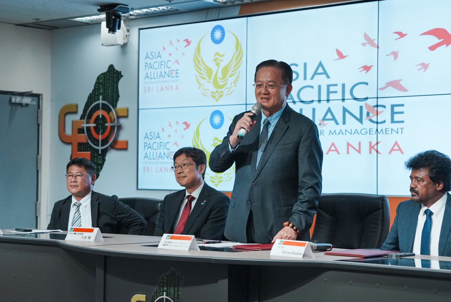 消防署長蕭煥章指出，消防署訓練中心正以成為印太地區訓練基地為目標。（消防署提供）