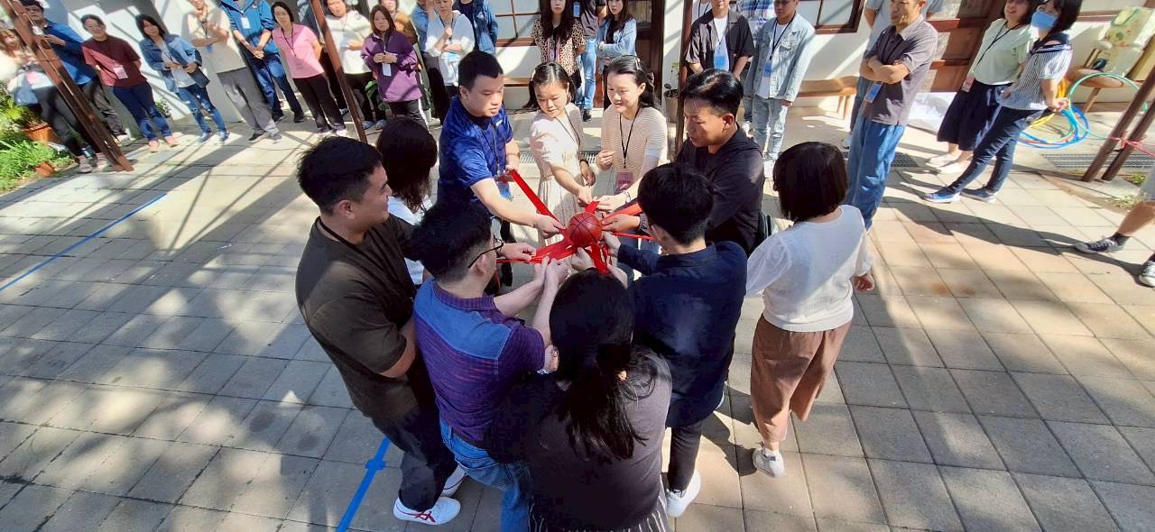 熱絡的單身聯誼活動（楊梅區公所提供）