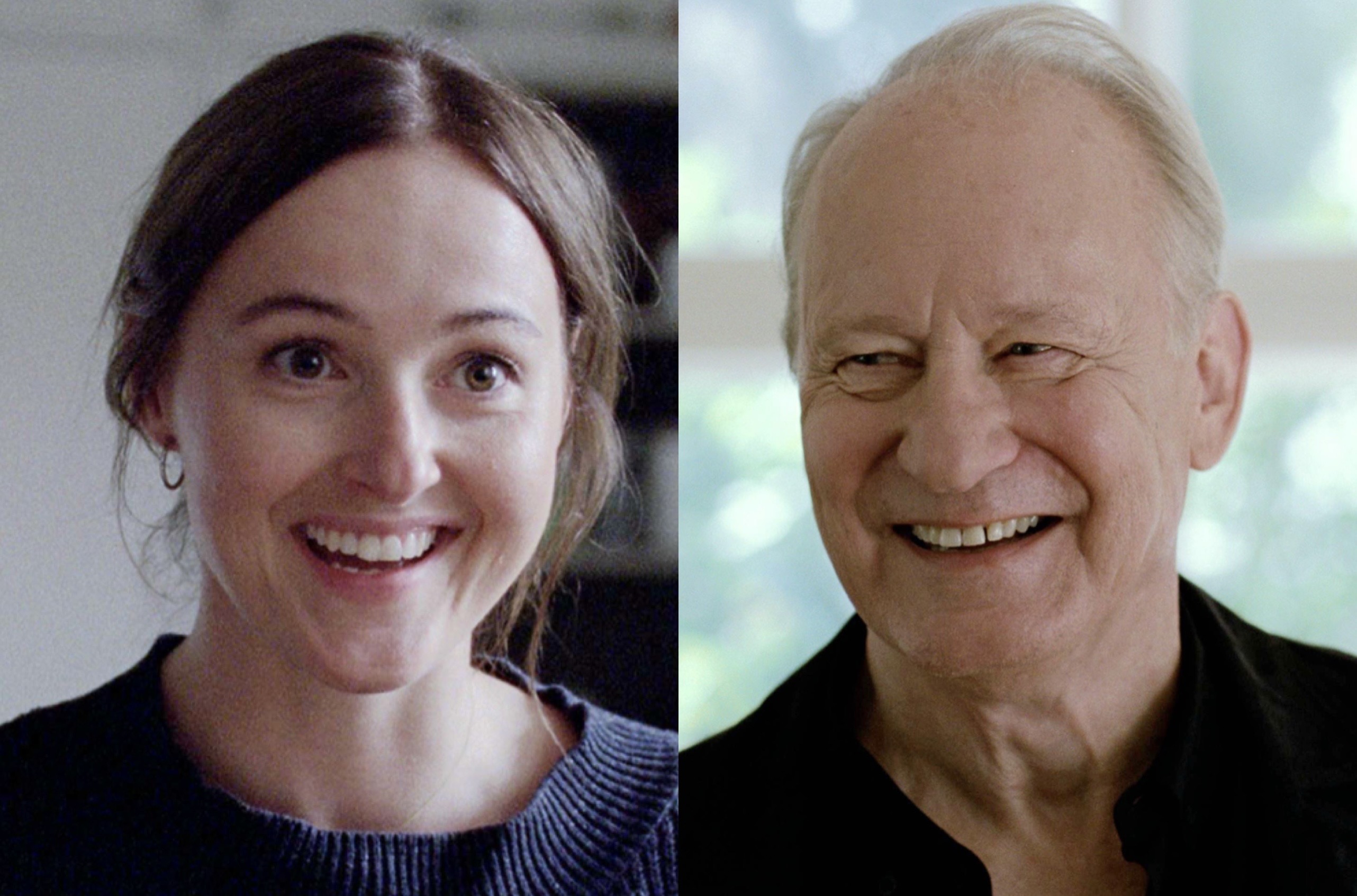 《情感的價值》史戴倫史柯斯嘉（右）、蕾娜特萊茵斯薇入圍歐洲電影獎影帝影后。（海鵬影業提供）