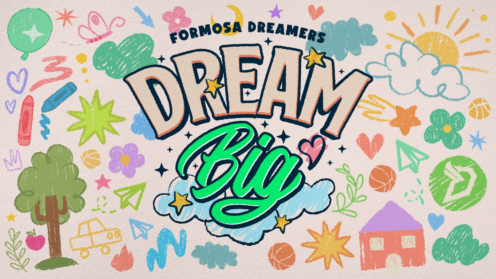 福爾摩沙夢想家正式啟動「DREAM BIG夢想公益計畫」。（夢想家球團提供）