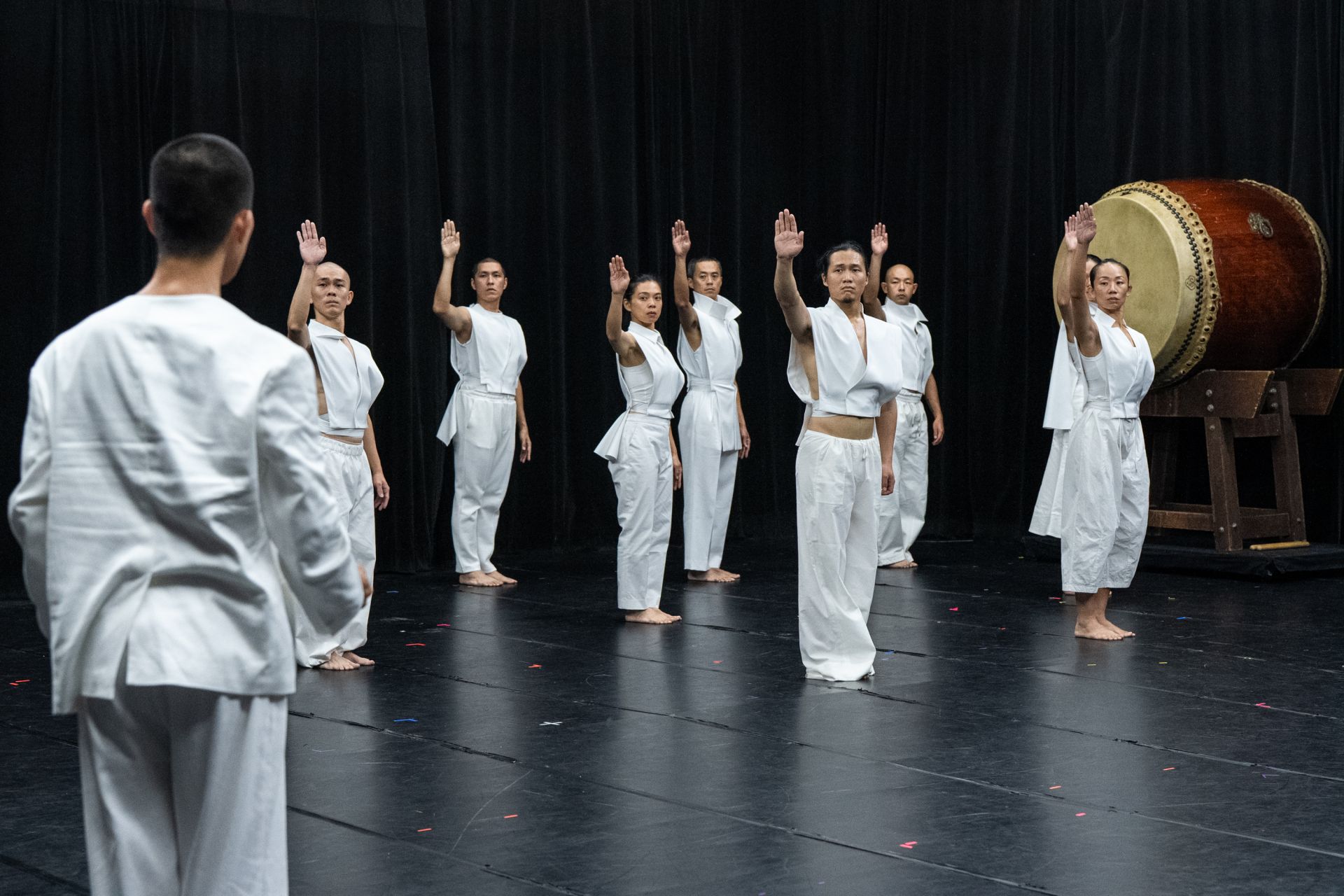 優人神鼓《一朵小花 啊！》以禪宗為題材，作品分為7個篇章，動靜之間描繪一條內在禪心之路。（優人神鼓提供）