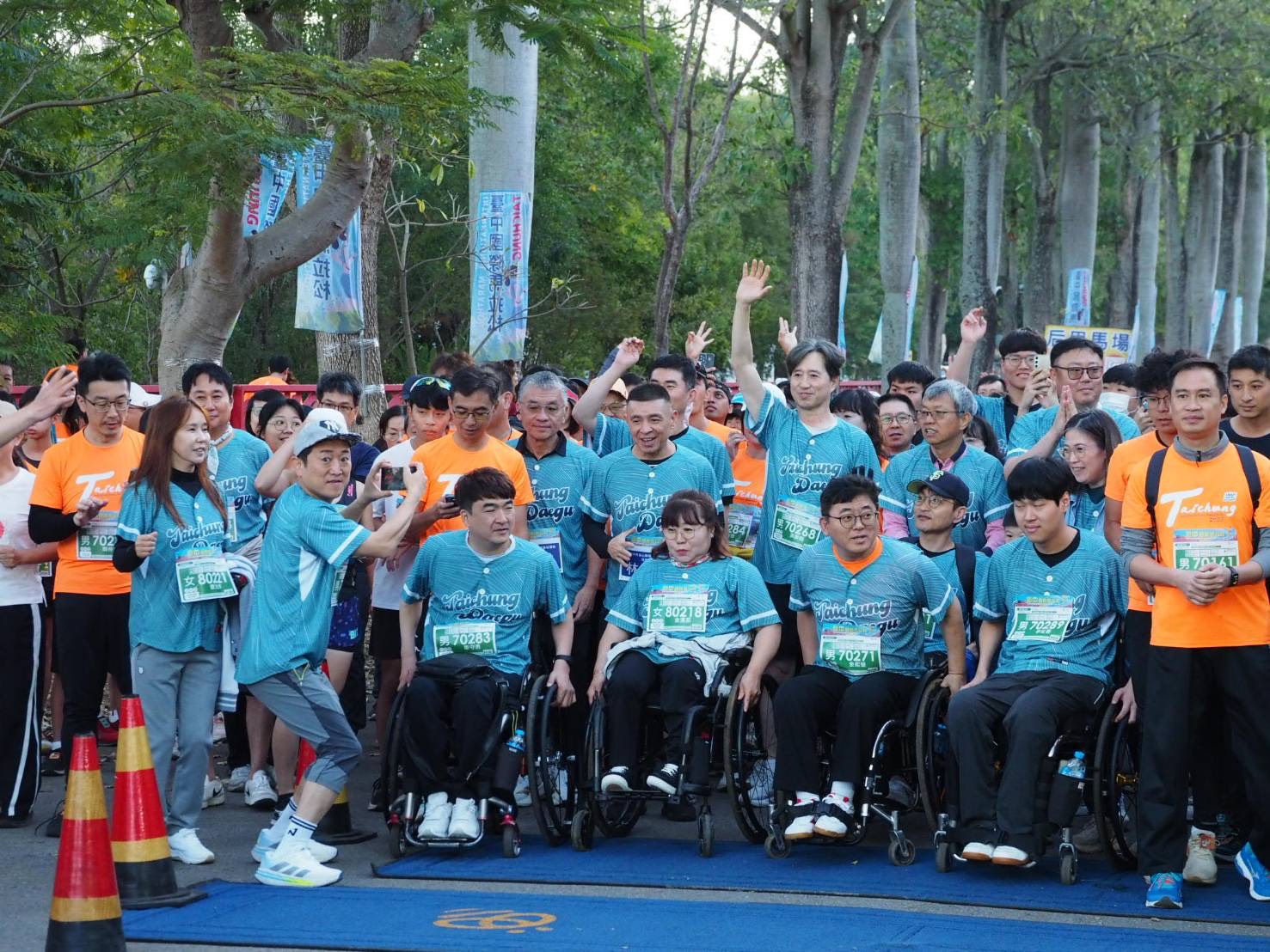 韓國大邱市身心障礙體育會也特別組團參加。（主辦單位提供）