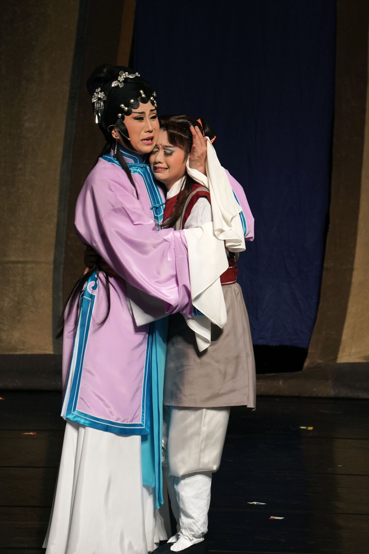 《三進士》劇中有母愛的堅韌，以及骨肉分離的悲苦。（薪傳歌仔戲劇團提供）