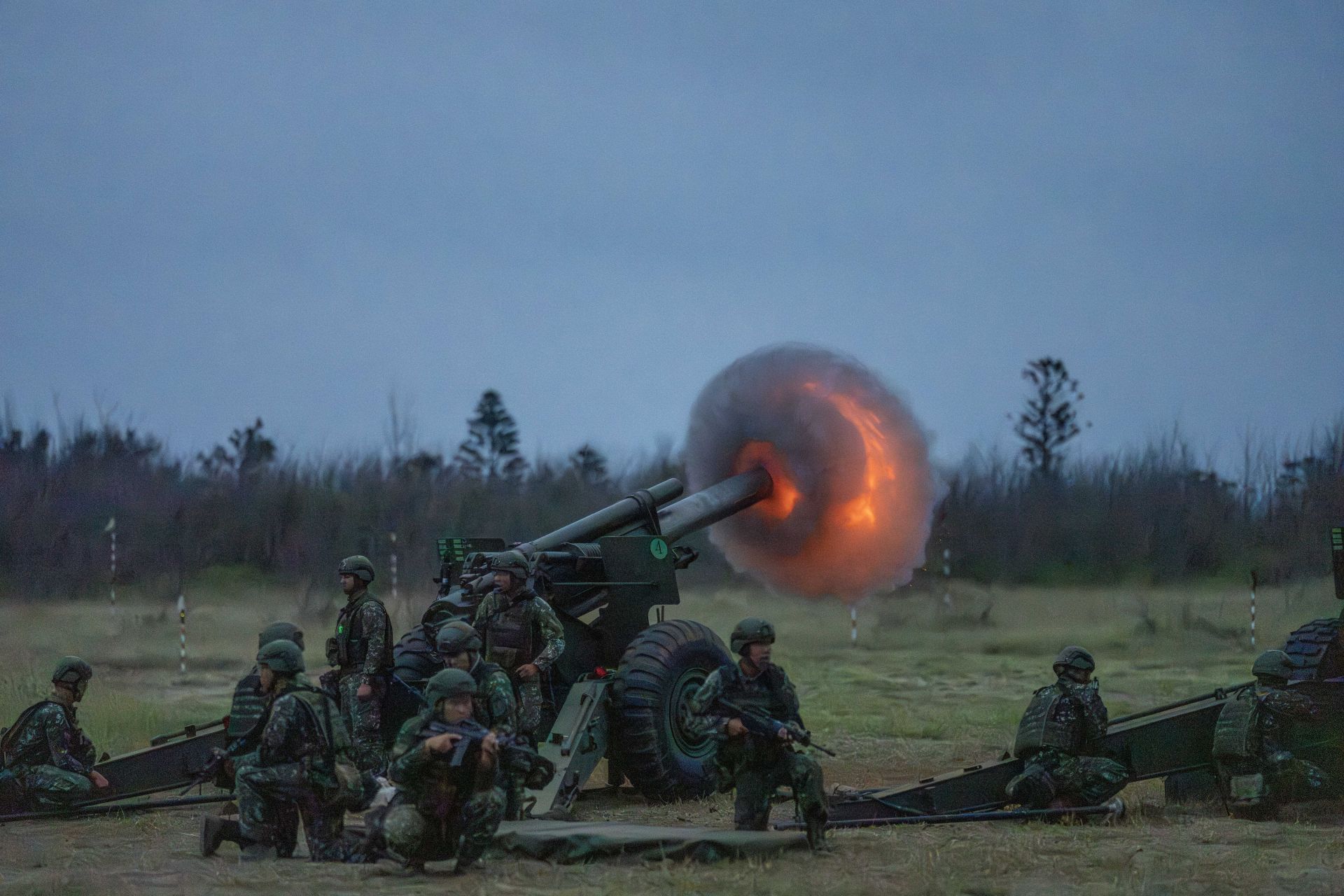  混砲營執行「鎮疆操演」實彈射擊、年度漢光演習及各項測考，屢獲佳績。（本報資料照片）