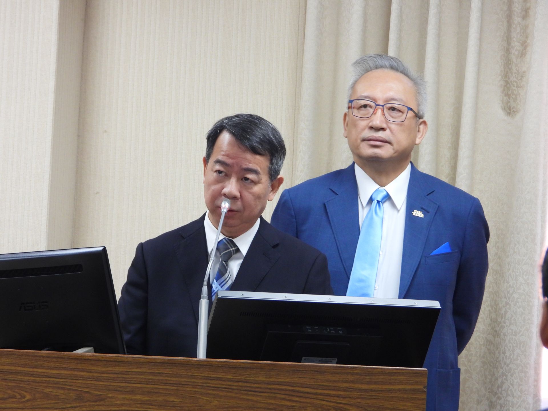 對於中共企圖片面挑戰區域現狀，國安局指出，將續掌握印太安全情勢及日「中」關係動向，賡續緊密與國際友盟情報交流與合作，提升我國家安全韌性及能量。（記者吳典叡攝）