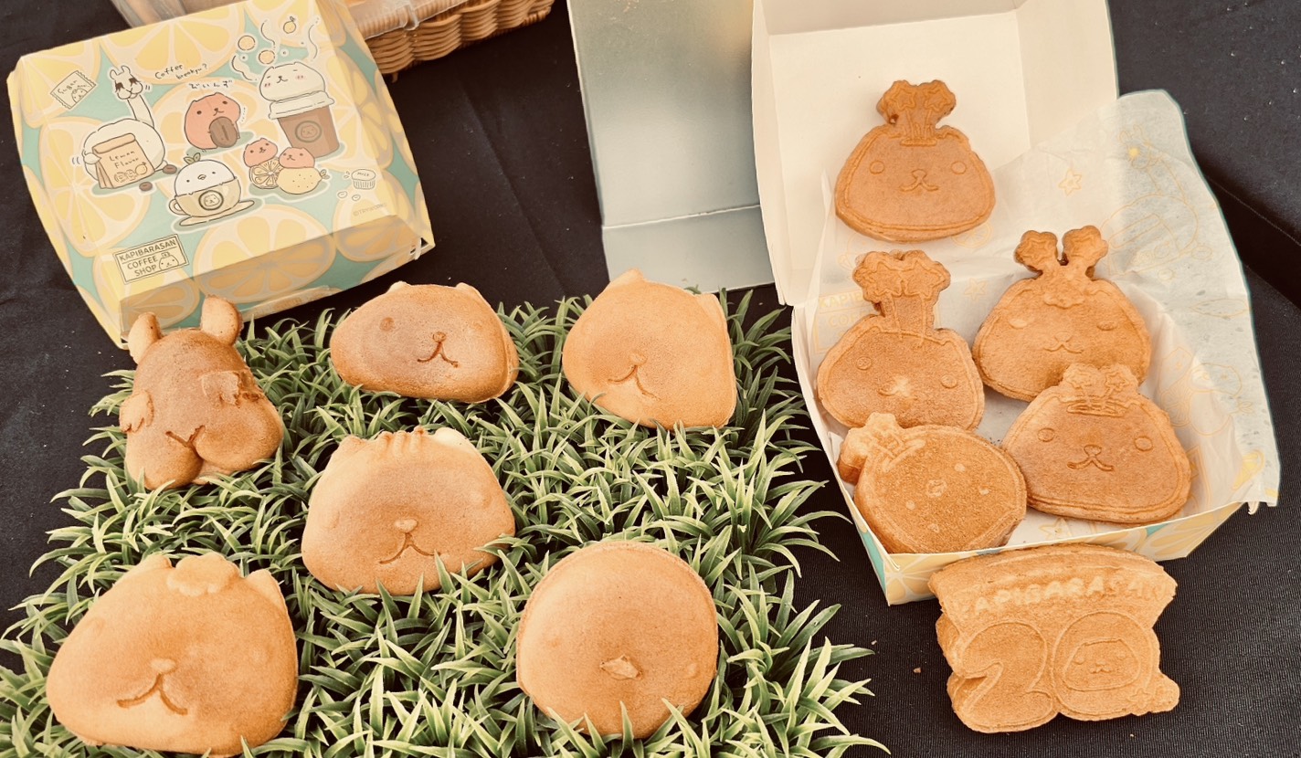 超萌水豚君造型雞蛋糕。（新北市觀光旅遊局提供）