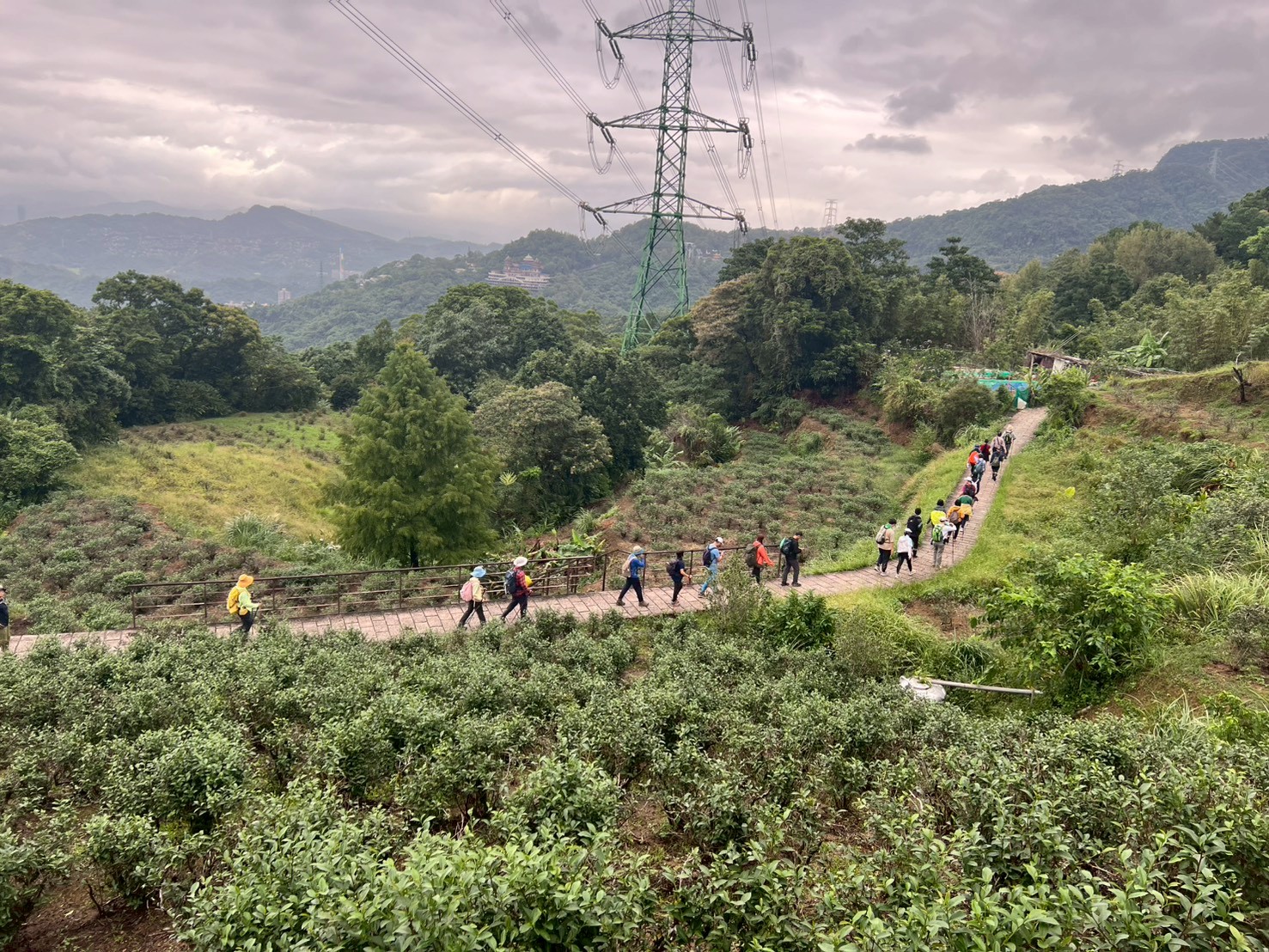 銀河洞越嶺步道路面平整寬敞，適合團體健行與賞景。（新北市政府觀光旅遊局提供）