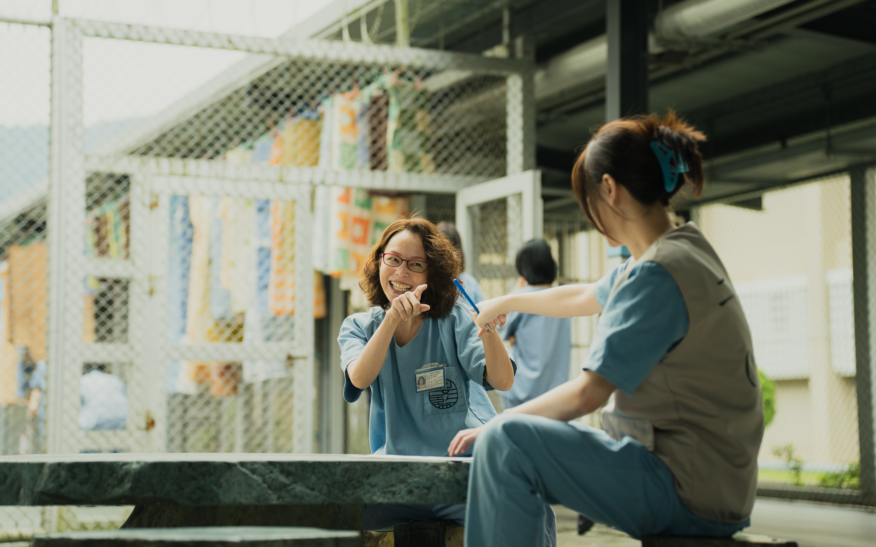 孫淑媚片中穿囚服都帶著鹽包讓拍戲順利。（壹壹喜喜提供）