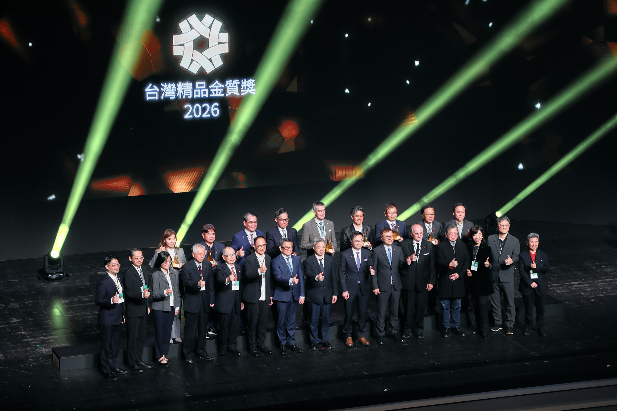 第34屆臺灣精品頒獎典禮今日在臺北表演藝術中心球劇場舉行。（記者古可絜攝）