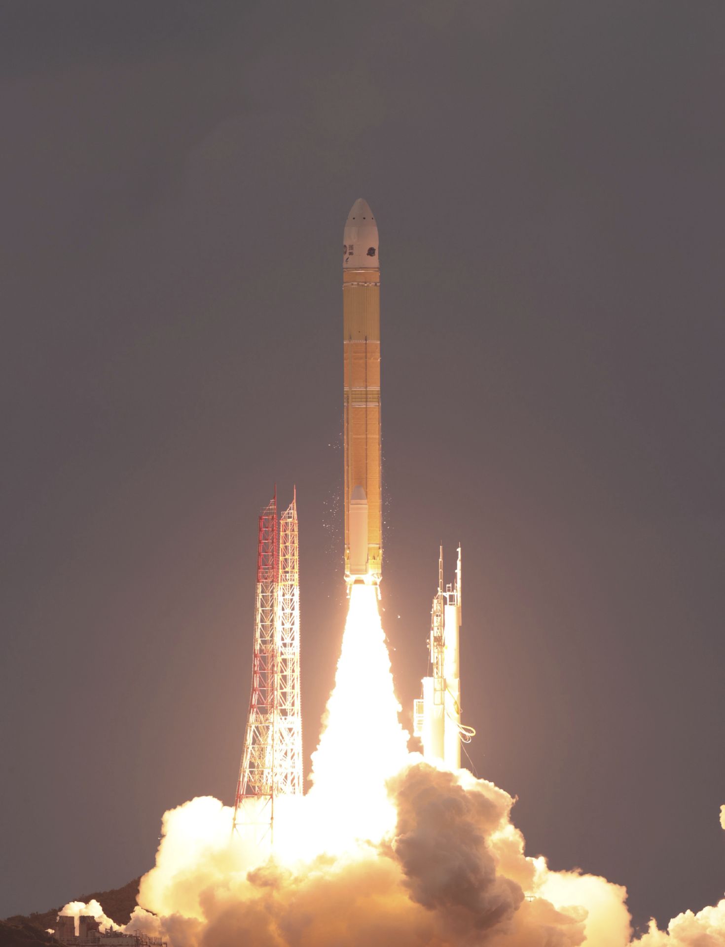 日本2月發射H3火箭，將「準天頂衛星系統」6號機送上軌道，強化美日太空領域合作。（達志影像／美聯社資料照片）