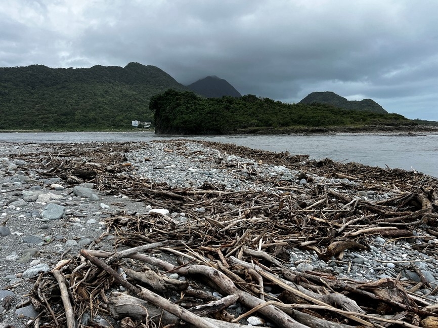 花蓮縣政府公告即日起開放居住或設籍於花蓮之居民得於開放公告區域自由撿拾漂流木。(花蓮縣政府提供)