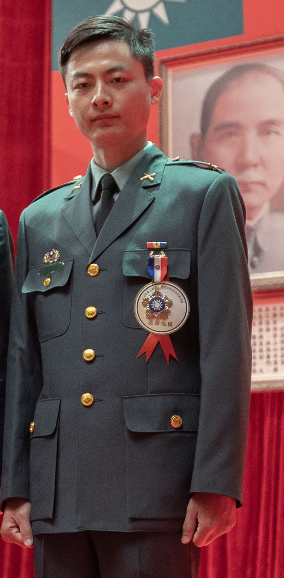 陸軍航特部飛訓部警衛連作戰訓練士劉軒下士，今年榮獲國軍楷模殊榮，足堪學習典範。（本報資料照片）