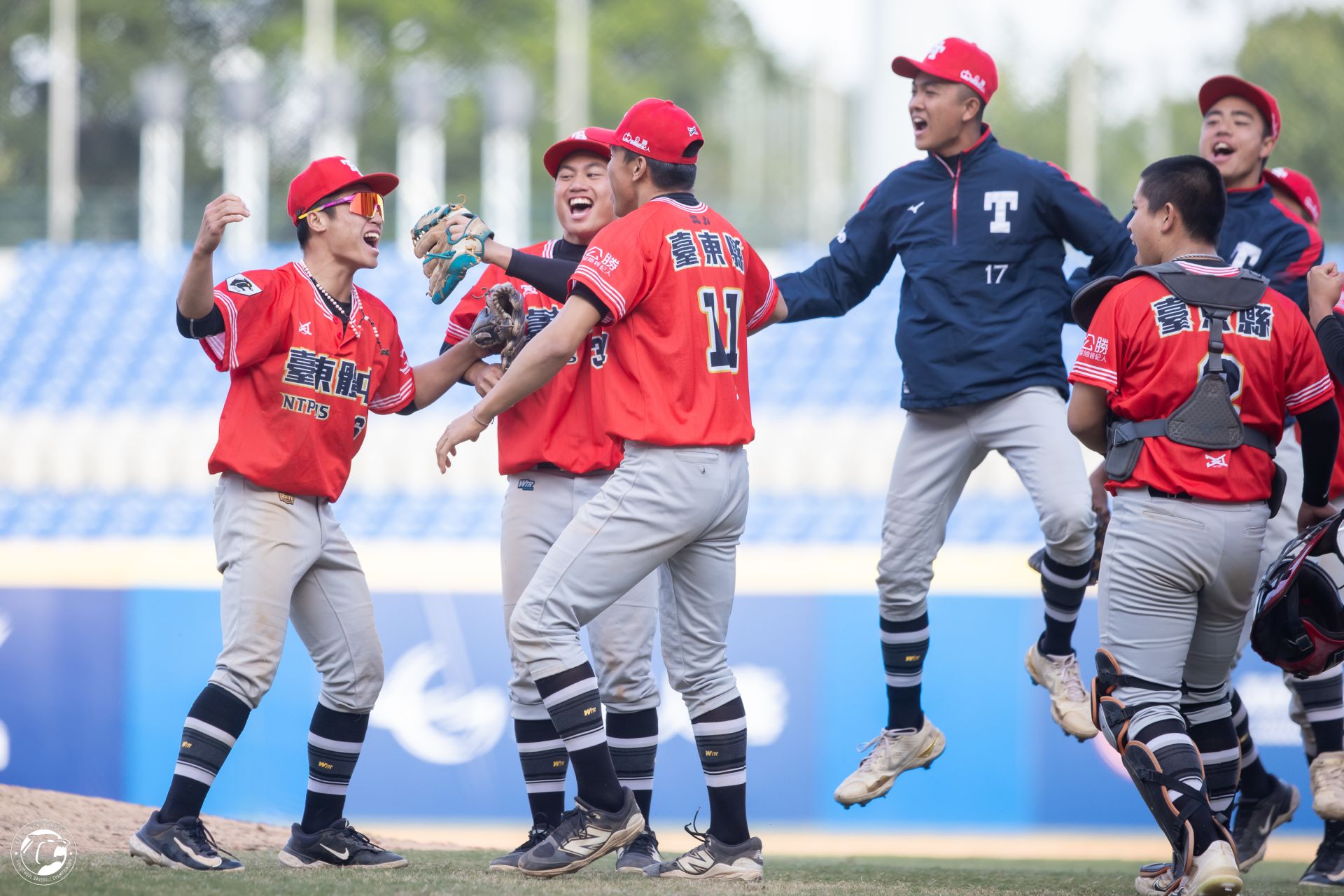 臺東體中隊史第2度挺進4強。（中信盃黑豹旗提供）