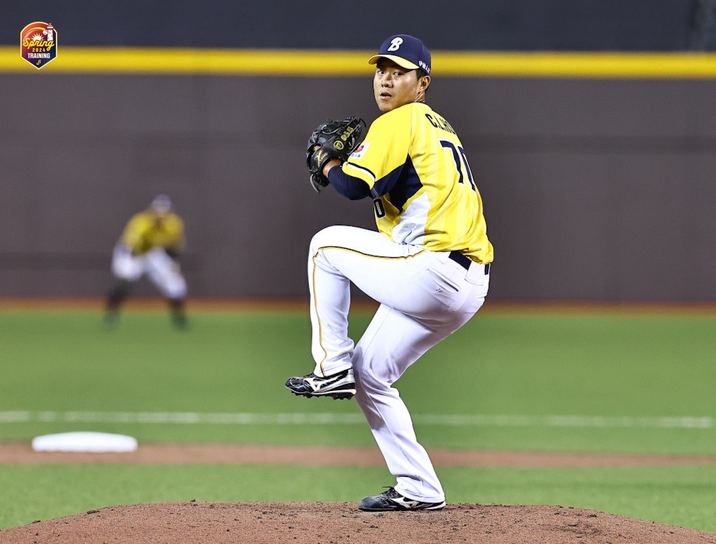 擁有旅外資歷的投手徐基麟未列入保留名單。（中信兄弟球團提供）