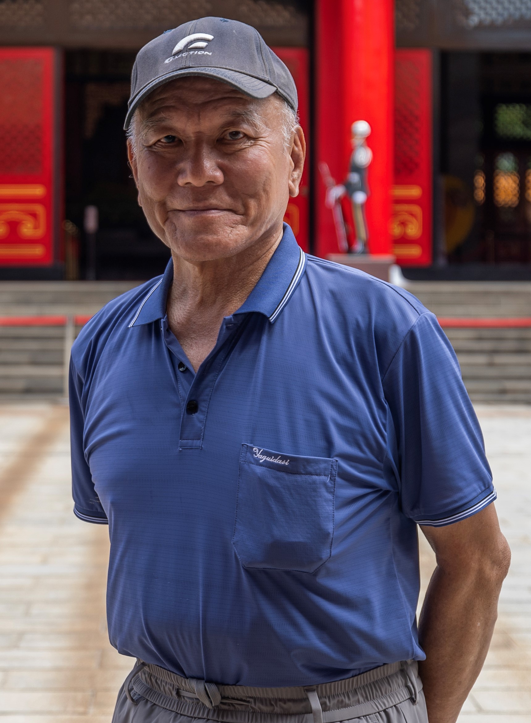 曾參與「烏坵海戰」的榮民杜炳政。（記者林睿奕攝）