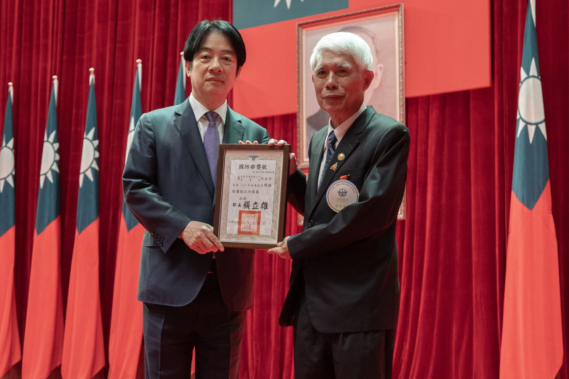 振旺企業有限公司董事長張慶陽。（記者林睿奕攝）