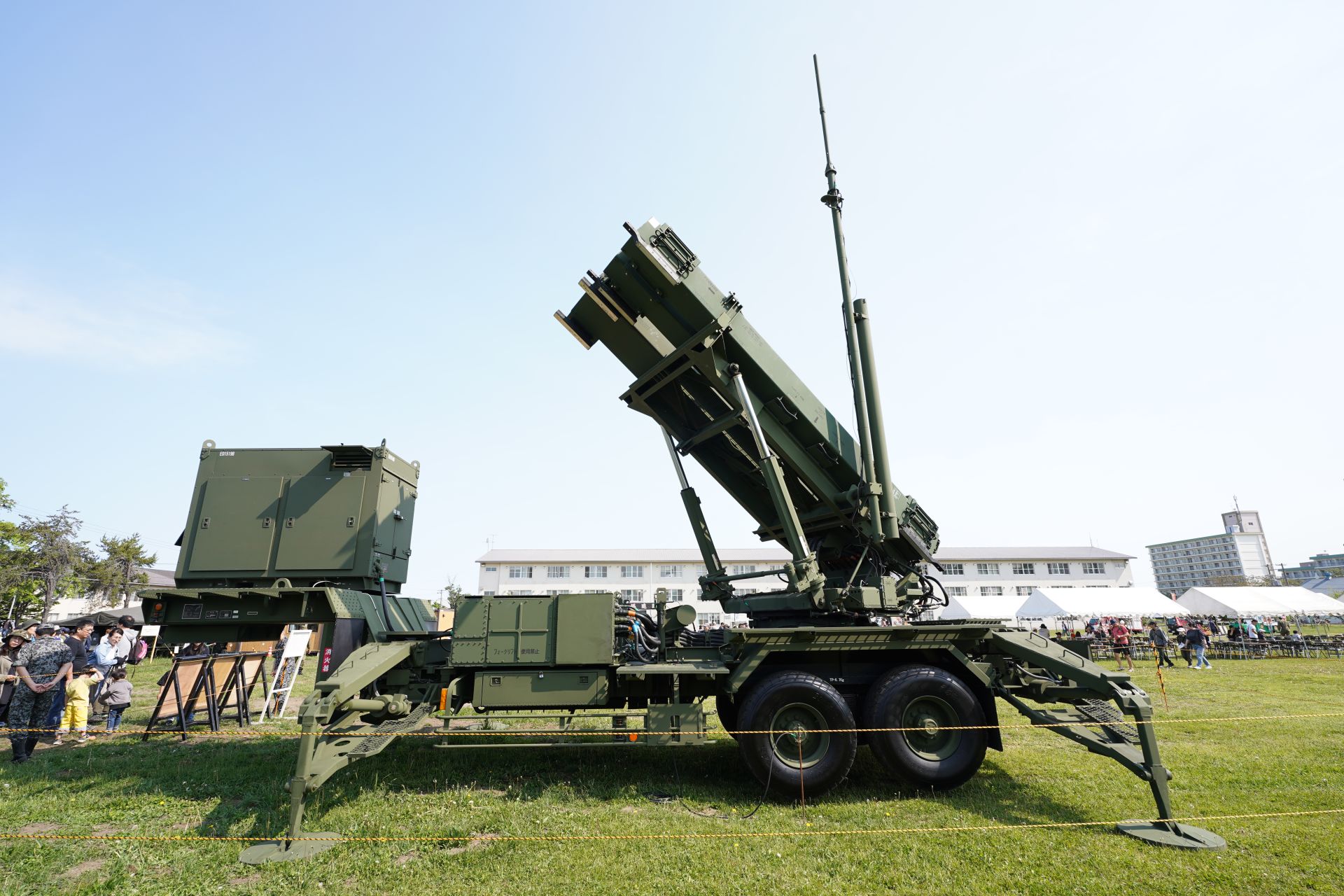  航空自衛隊北部防空群部署愛國者3型防空飛彈，擔負北部防空與重要設施防護任務。（臧持新攝）