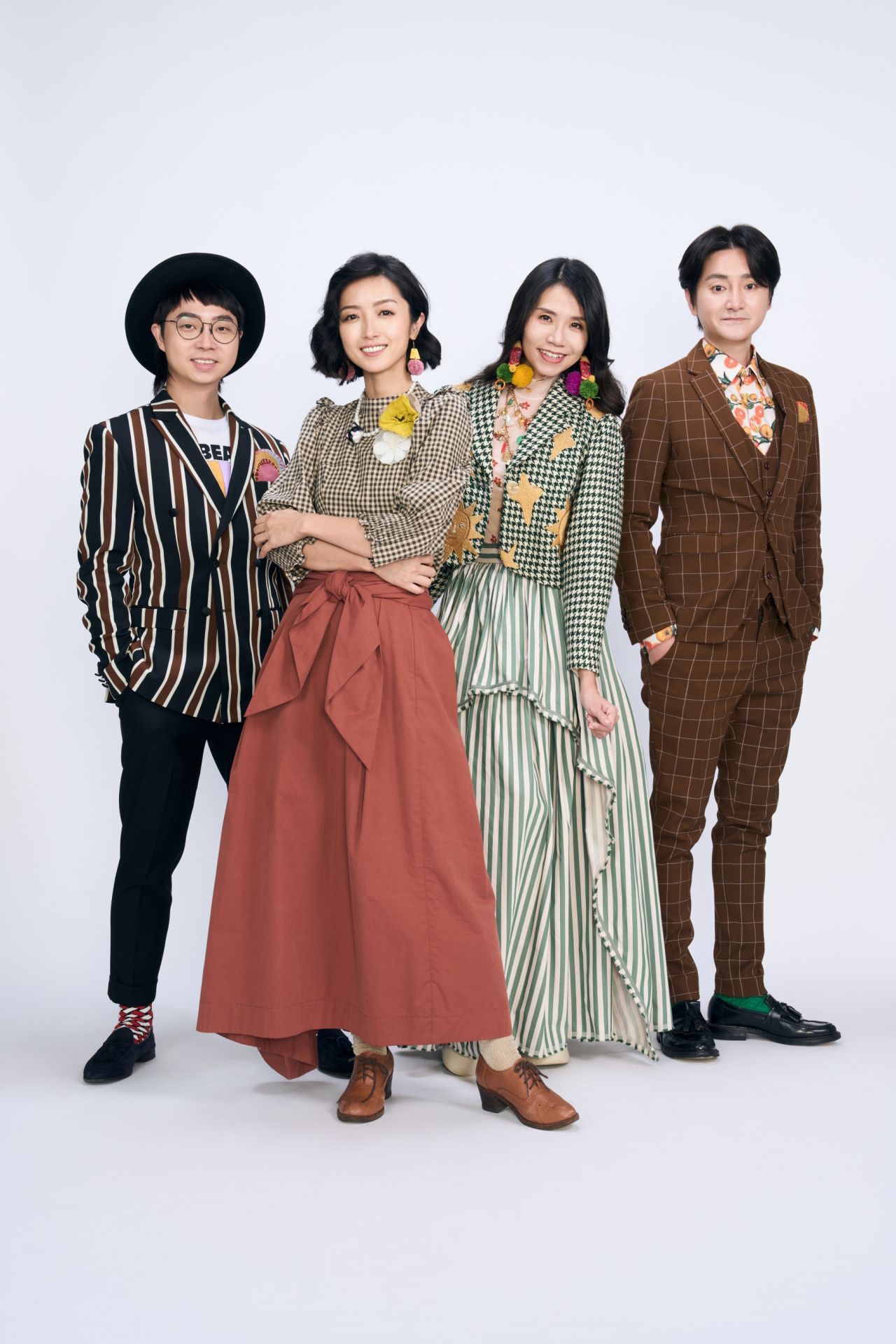 旺福樂團分享，「演員臺上10分鐘，臺下10年功，真心佩服，他們都好想學會小丑踩球，超可愛的，希望有一天旺福可以這樣出場」。（FOCASA馬戲團提供）