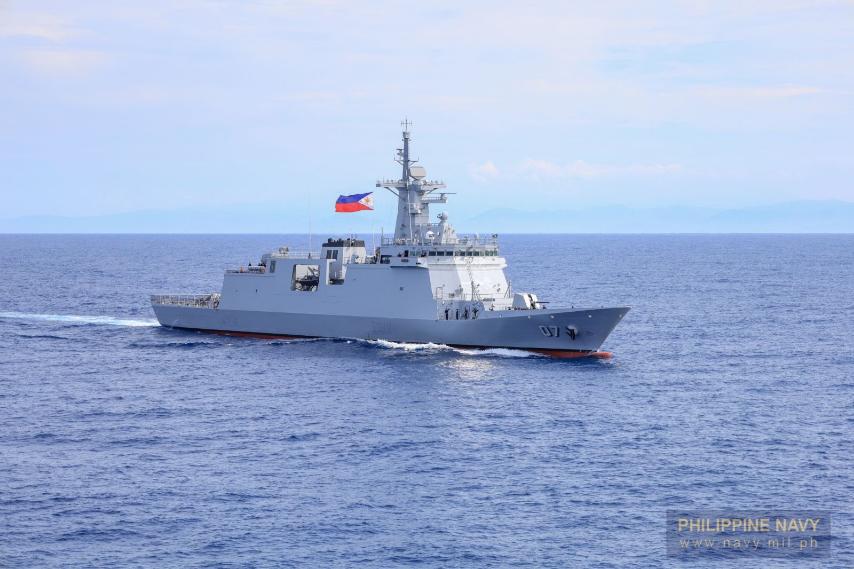  菲律賓接收第2艘新銳巡防艦「席蘭號」，進一步提升海上作戰能量。（取自菲律賓海軍臉書）
