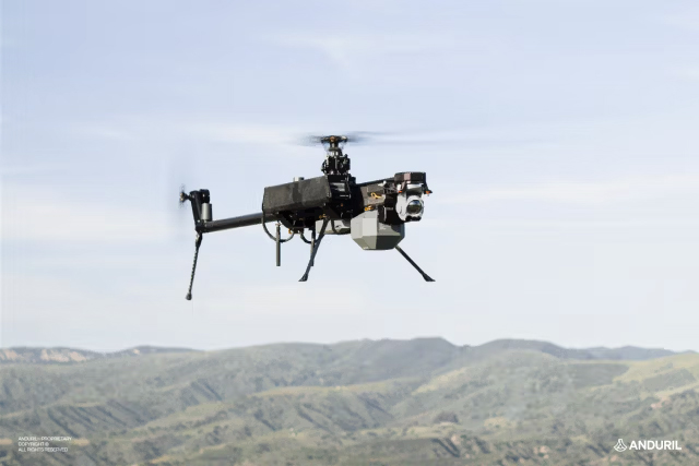 機載型 Pulsar-A。（取自Anduril官網）