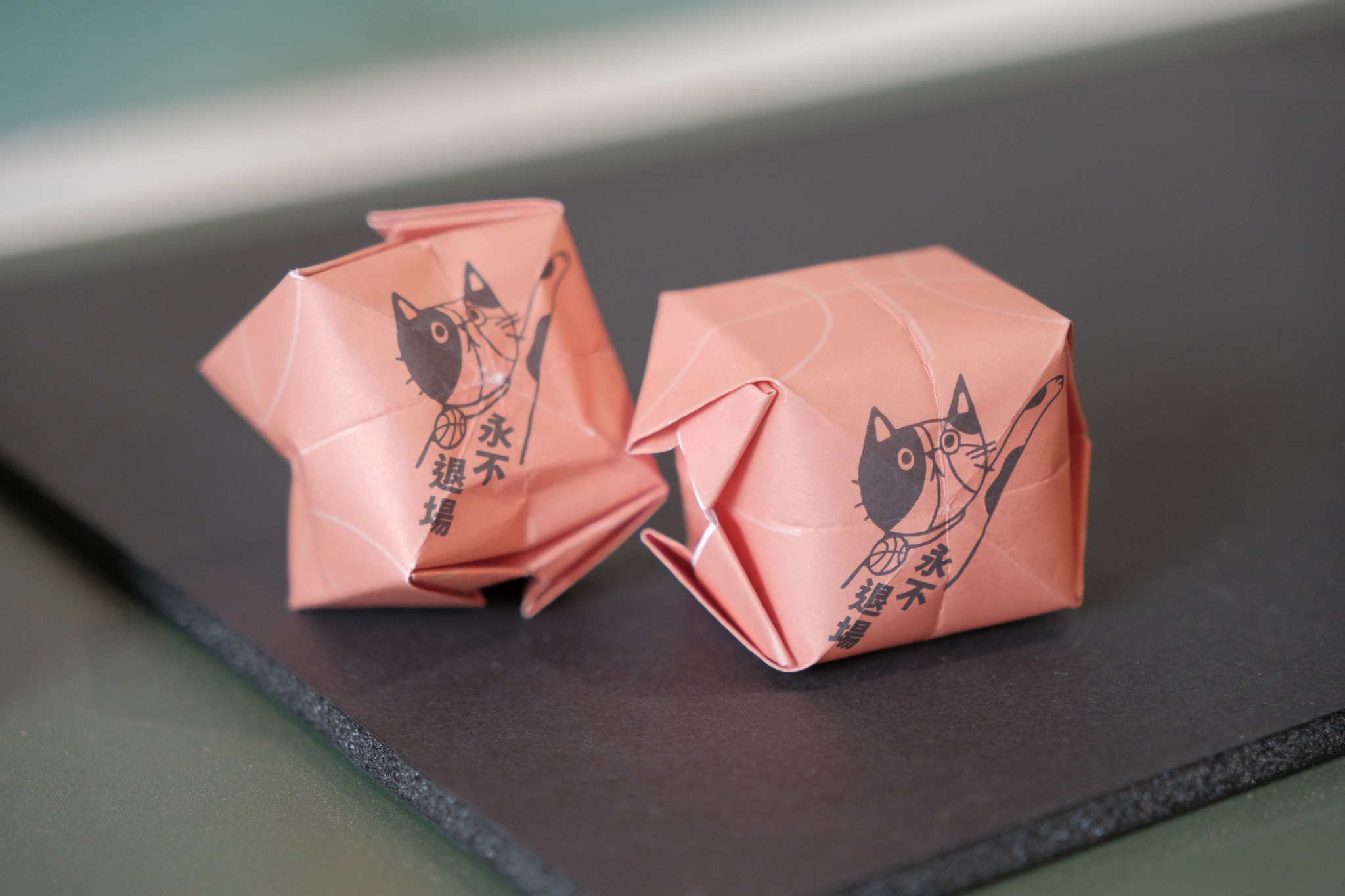 集章摺紙互動區，歡迎留下紀念。（中心新村提供）