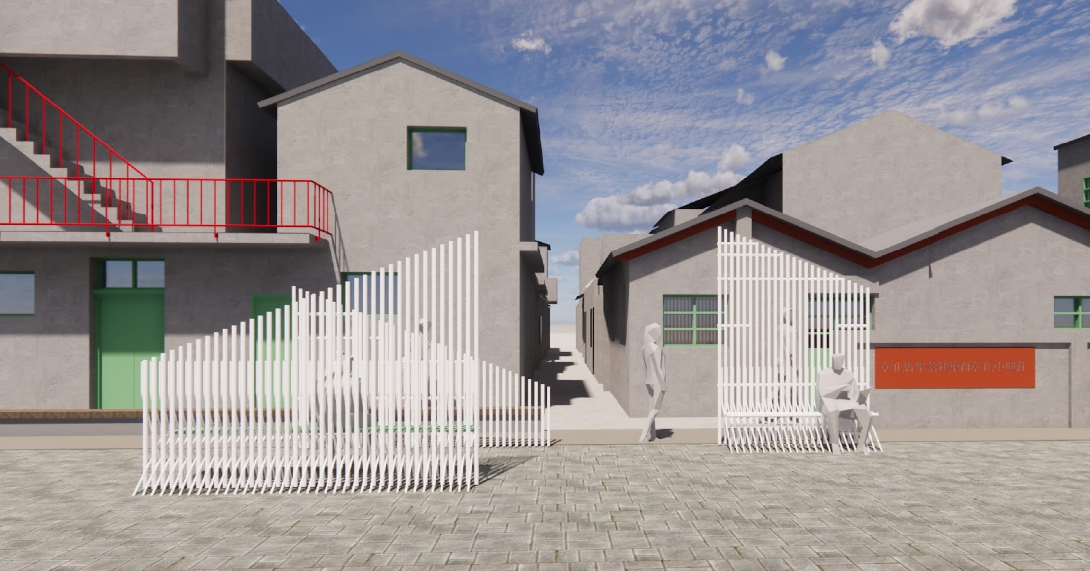 2025台灣設計展將在彰化舉行，中興莊眷村文化園區「人人百貨 NEXT-GEN Store」今日舉行祈福儀式，縣長王惠美親自到場，為展覽順利開展祈福。（縣政府提供）