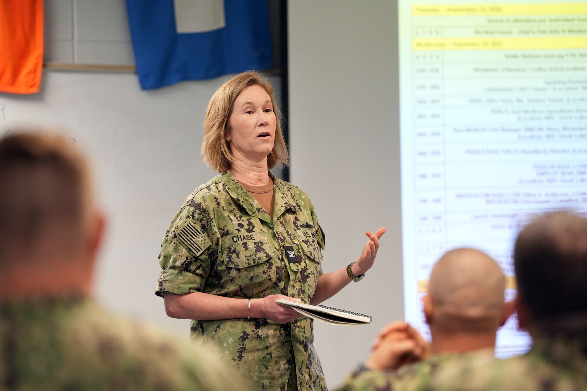 蔡斯準將強調後備單位維持動員能力，是艦隊保持戰力的重要因素。（取自DVIDS網站）