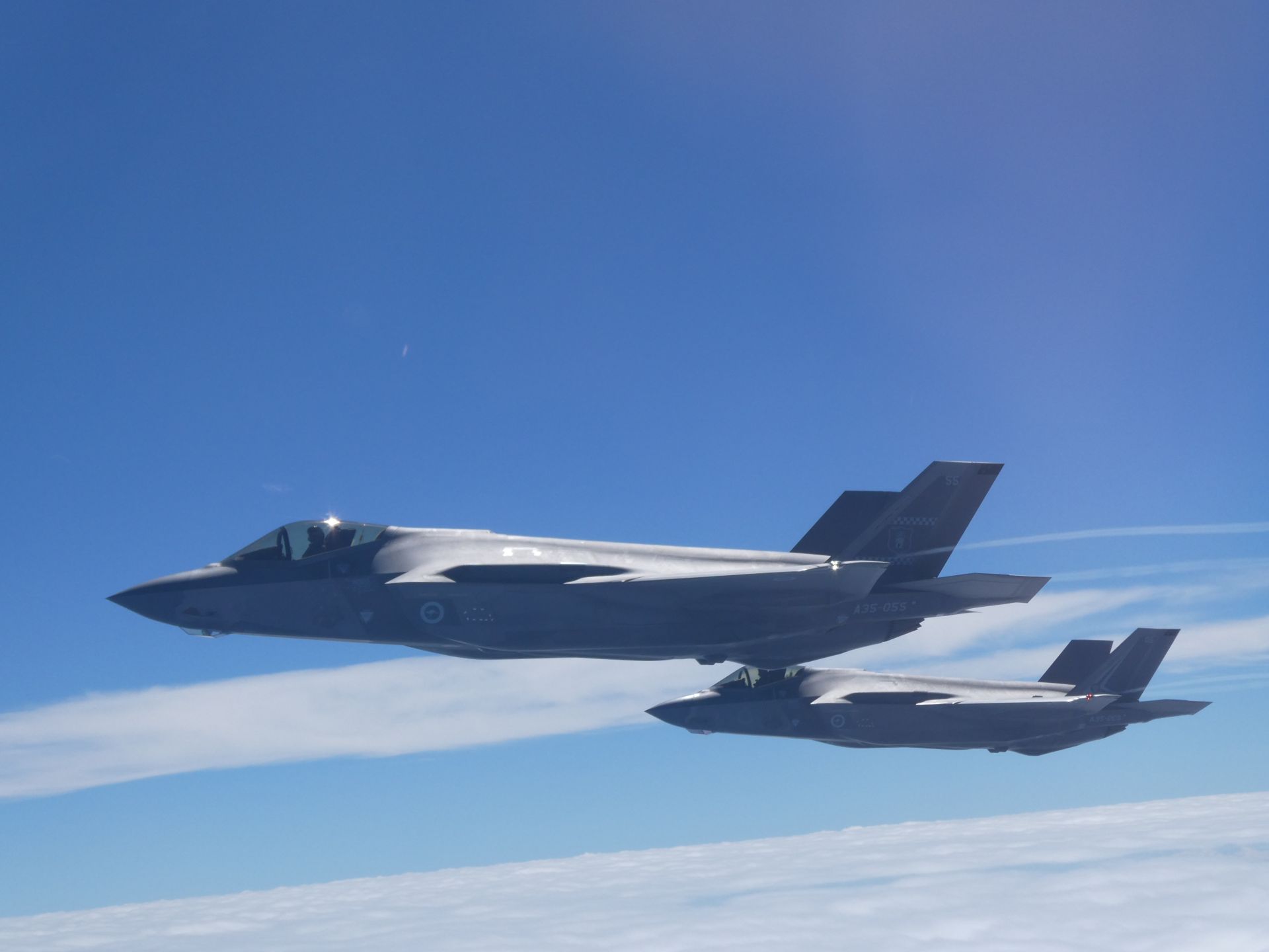 澳軍F-35A戰機從本土千里迢迢赴日演訓，展現優異的遠距部署能量。（取自澳洲國防部網站）