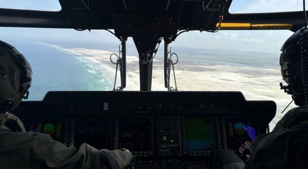  紐軍NH90上月飛行453浬橫越珊瑚海，為之後的創舉暖身。（取自紐西蘭國防軍網站）