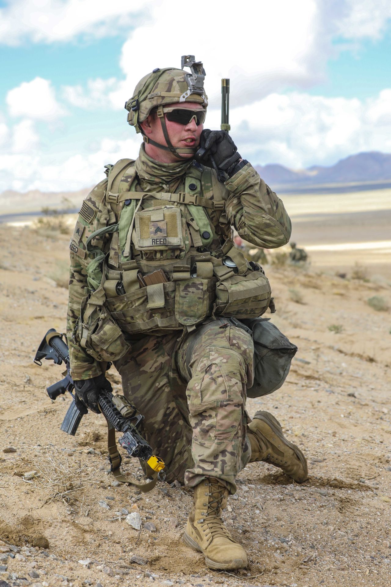 當人類真正開始應用電磁學，創造出有線電與無線電後，野戰通信效率的發展便迎來了革命性的改變。（取自DVIDS網站）