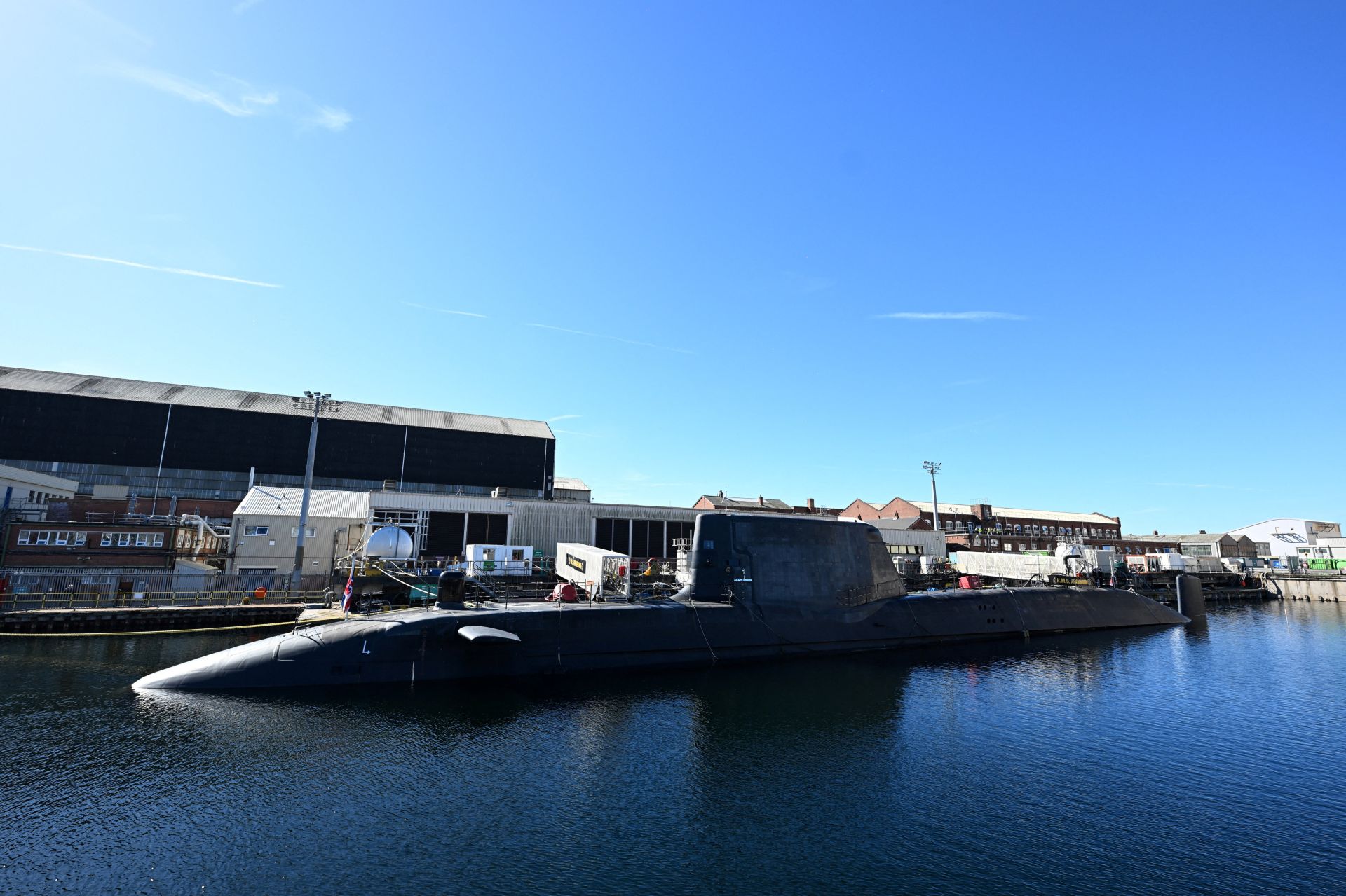 「阿卡曼儂號」9月舉行成軍儀式，未來將部署至克萊德海軍基地。（達志影像／路透社資料照片）