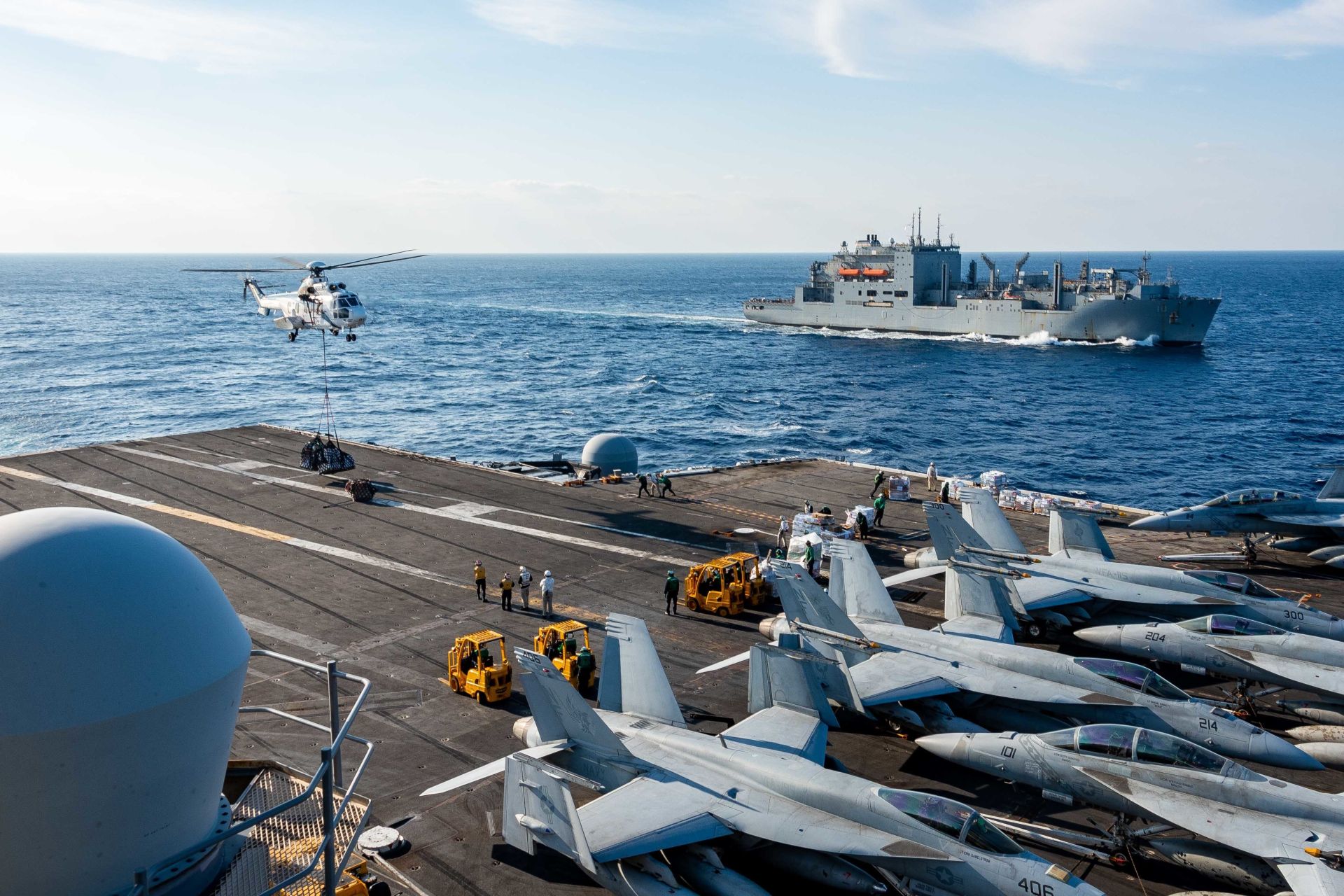  第7艦隊成立後曾參與許多軍事行動，為西太平洋區域海上軍事的關鍵力量。（取自美國海軍第7艦隊官網）