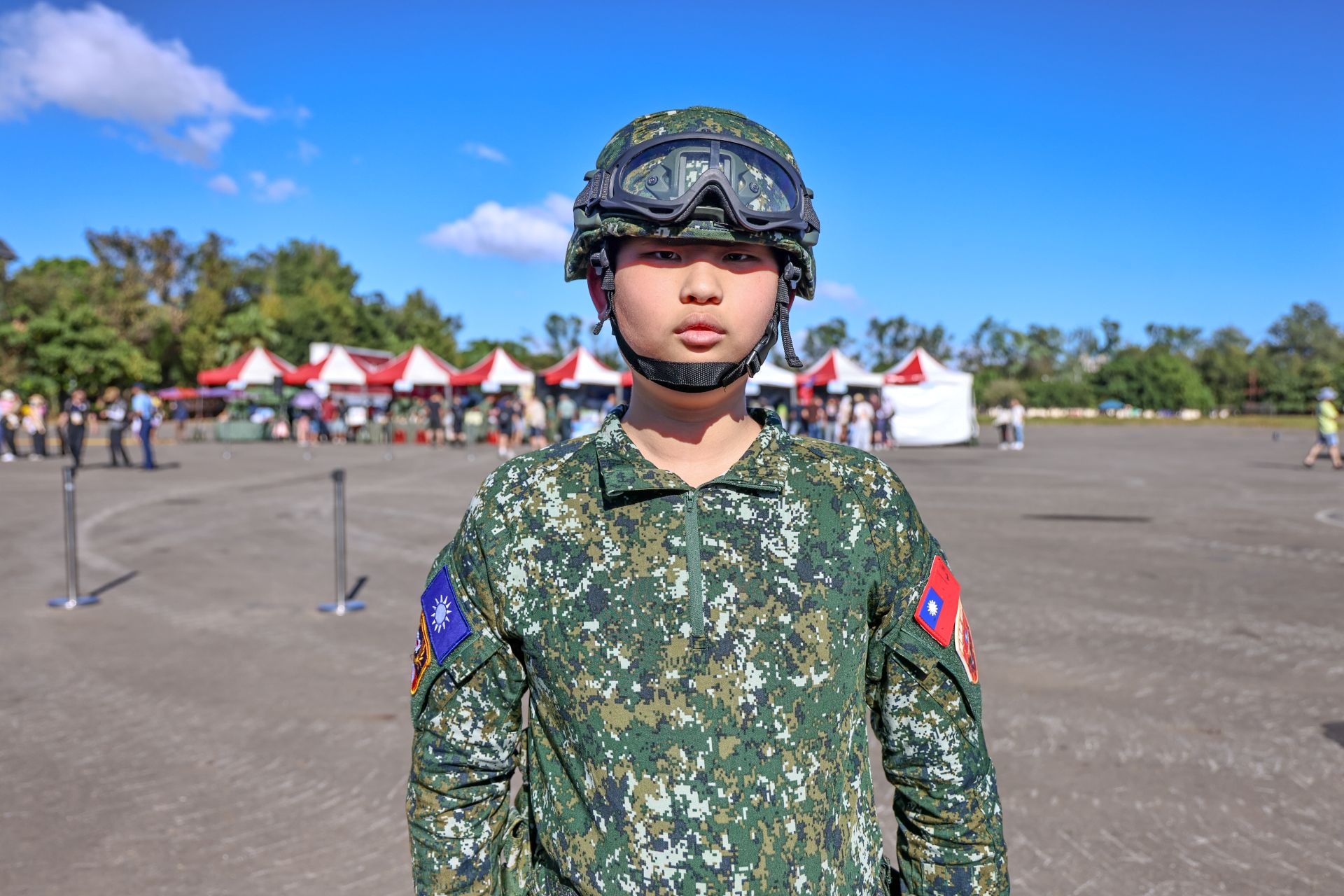 華興中學國中部3年級學生黃之軒。（記者劉宸瑋攝）