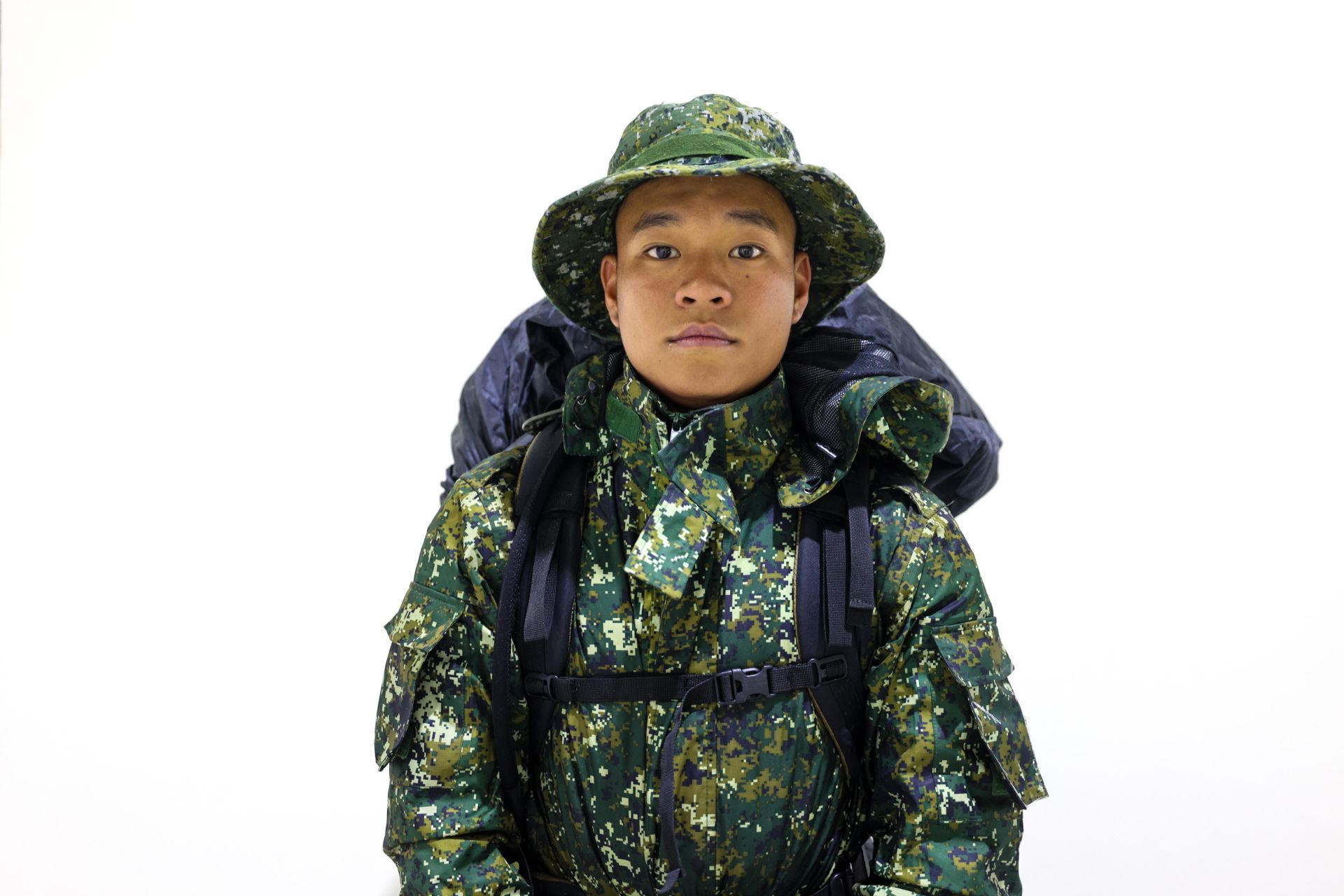 學員胡震華下士。（記者王子昌攝）