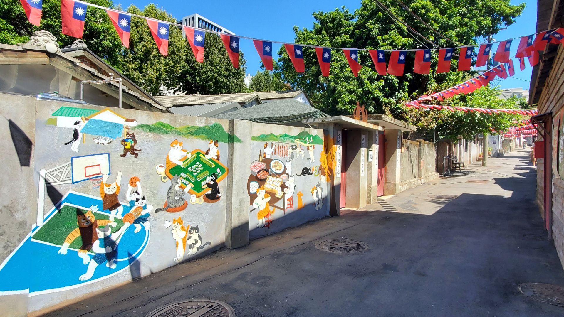 北市唯一全區保存眷村「北投中心新村」，歷經近8年修復，投入5.2億硬體預算，採分區試營運後，10月宣布正式開村。（記者黃朝琴攝）