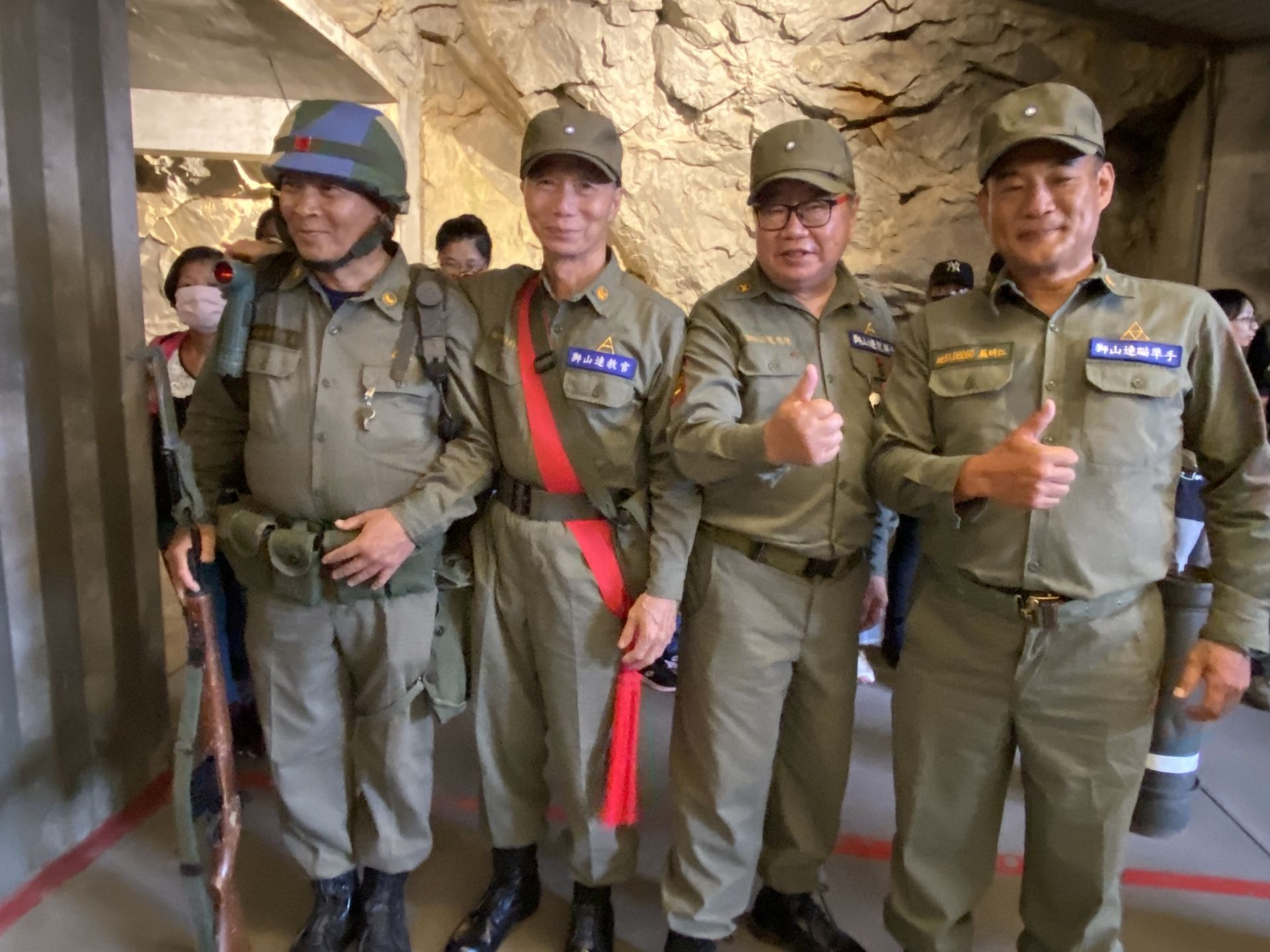 「金門老兵召集令」已是金門具有品牌效應的觀光活動之一，退伍老兵們熱烈響應參與各項活動。(金門縣政府觀光處提供)