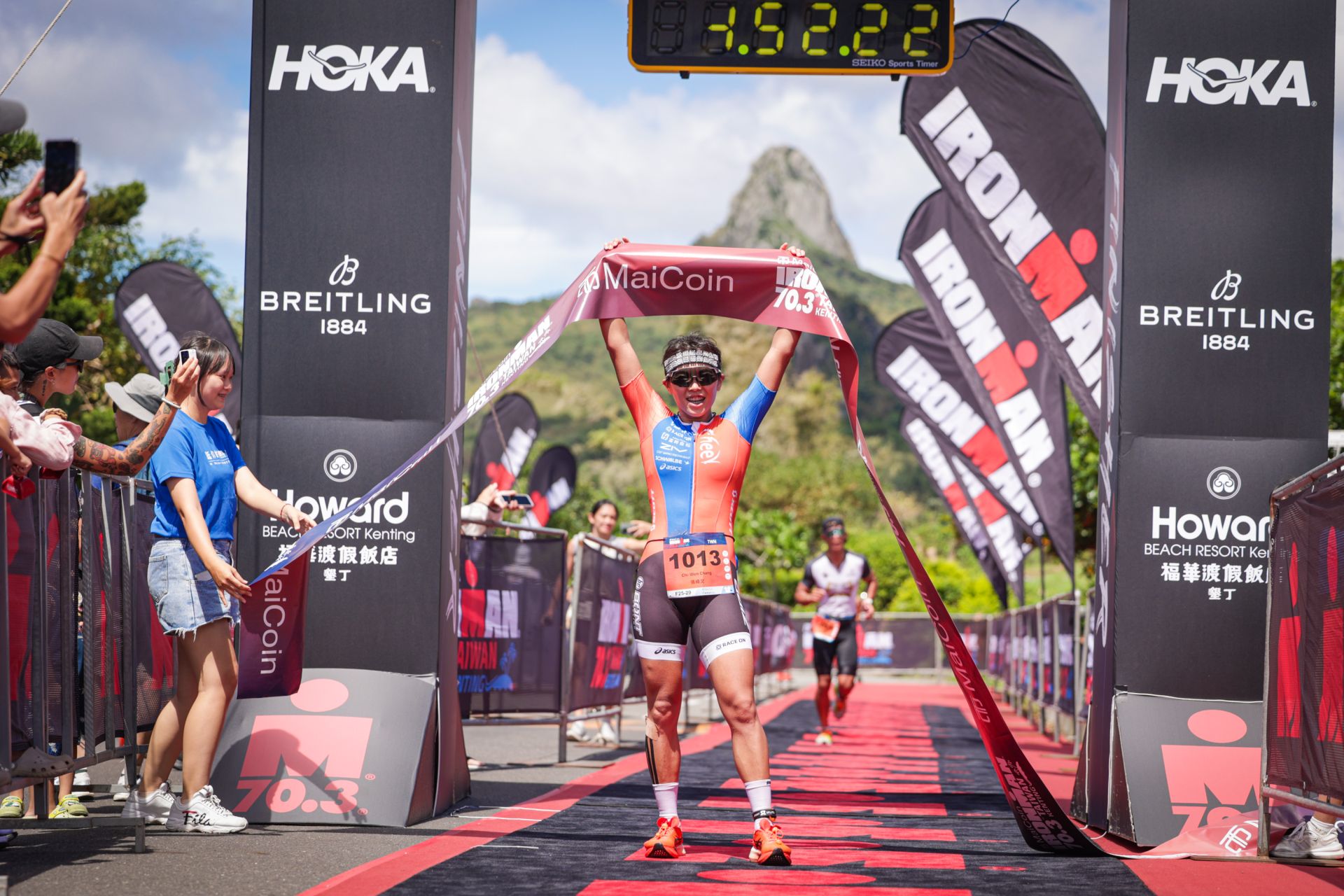 上屆女子冠軍張綺文力求衛冕。（臺灣鐵人三項公司提供）