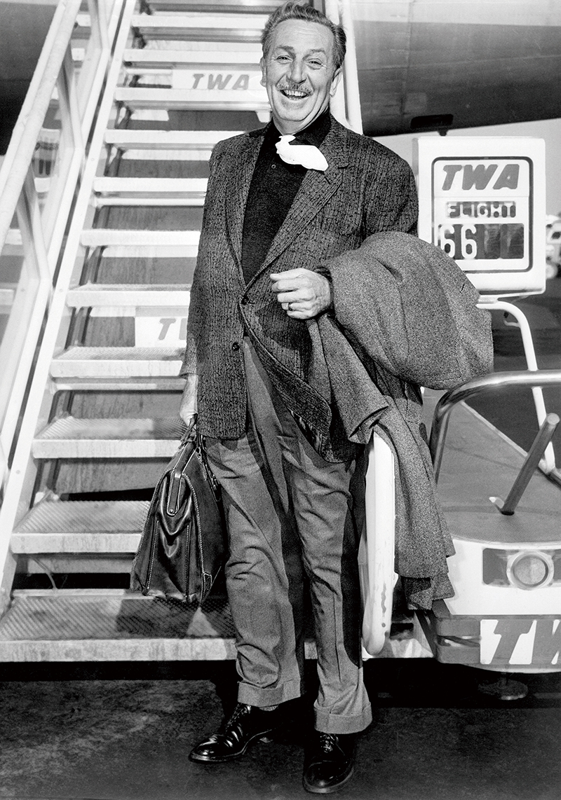 華德迪士尼在二次大戰時，為美國與其他盟國軍方設計隊徽，成為一段特殊歷史。（法新社提供）