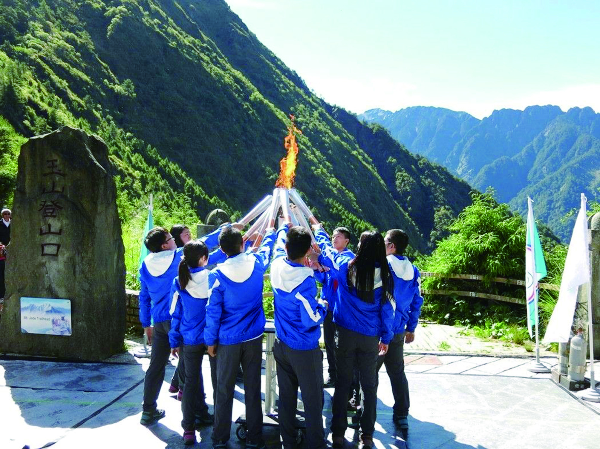 王嘉祺從眾多好手脫穎而出，獲選聖火傳遞玉山火炬手。