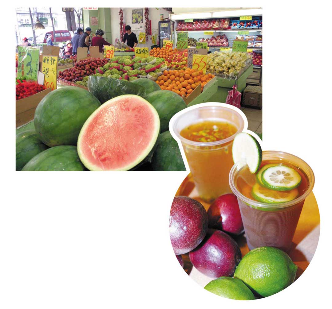 夏天盛產的各樣式瓜果以及不加「糖」的清涼飲品，都具有降火消暑的作用。