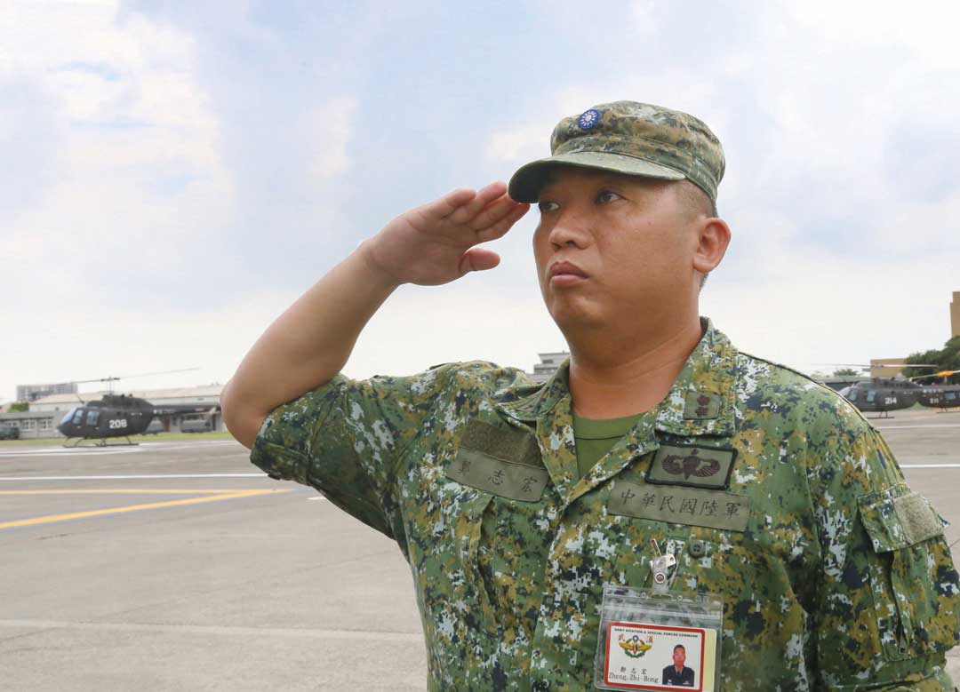 鄭志宏表示，保衛國土，災防救難是國軍核心任務，迷彩身影就是民眾的安心保證。