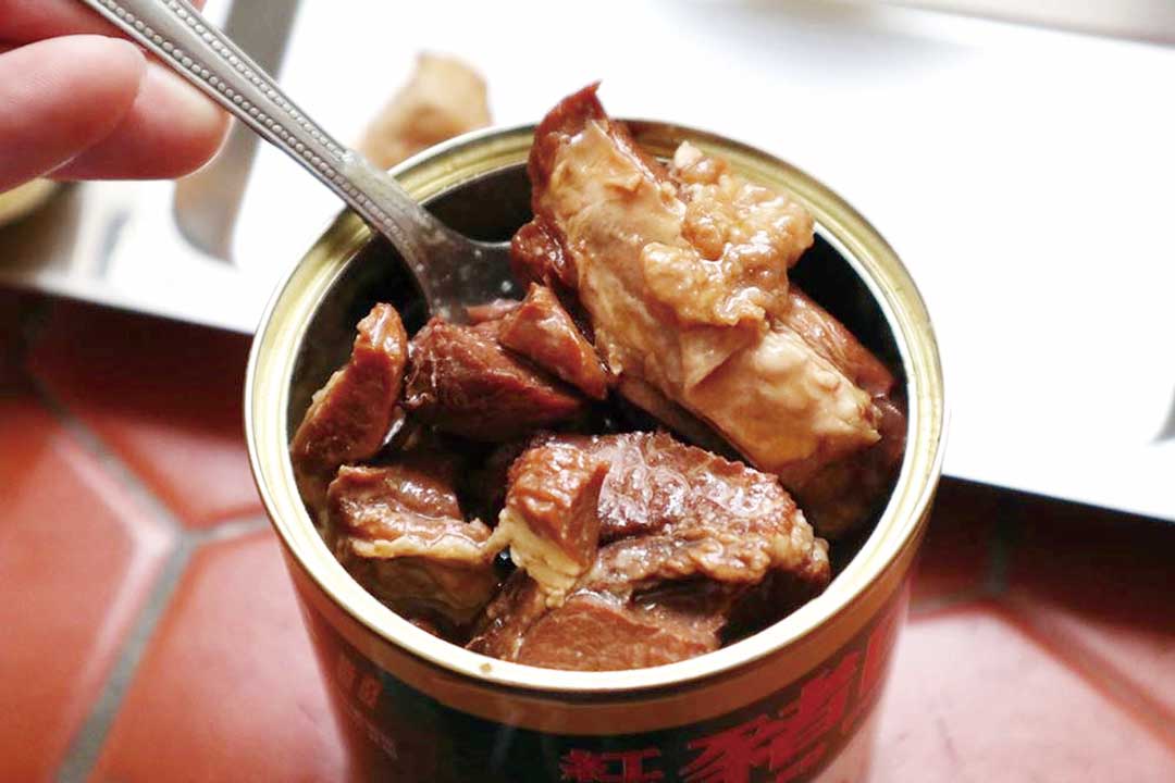 金門限定版本「紅燒豬肉罐」。