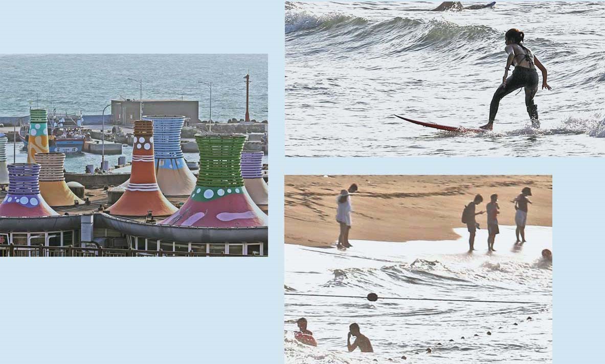 富基漁市有獨特的墨西哥帽外型，是北海岸著名的海鮮產地，以及白沙灣海水浴場是游泳、玩風浪板的天堂。