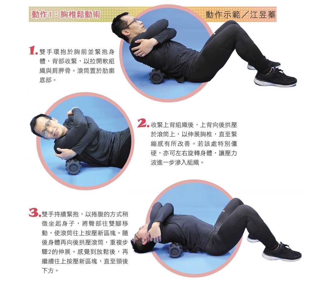 動作1：胸椎鬆動術