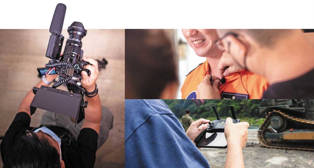 從錄影、收音甚至到空拍等器材使用，技術始終是影片製作的關鍵。