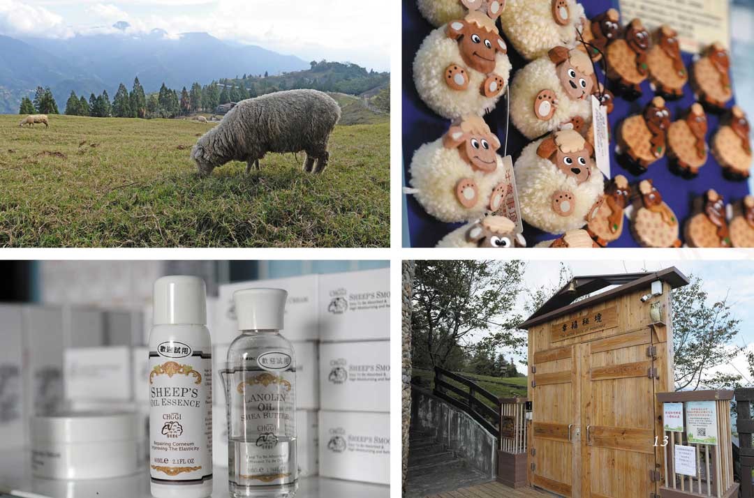農場有可愛的綿羊和各式綿羊系列商品，以及幸福祕境，滿足全家大小出遊好景點。