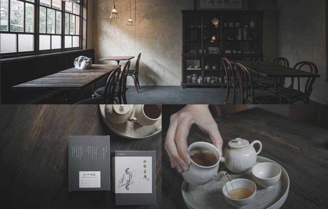 包裝素雅的禮盒，精選原葉茶款與上等果乾是年節送禮首選。